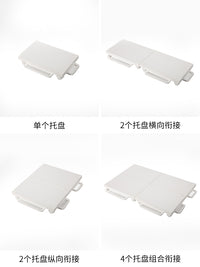 Likeit日本进口可拼接平板车重物移动花盆托盘家用电器盆栽小推车