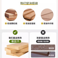 实木手工桌橡胶木儿童学习桌幼儿园现代简约学生写字桌家用玩具桌