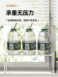 桌面置物架书桌收纳架子超窄办公桌分层架铁艺学生宿舍桌上小书架 窄款网状伸缩款-白色15cm高度(2个装)(可叠加使用)