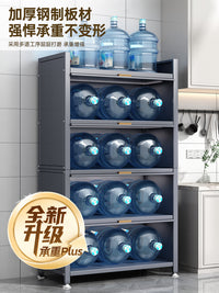 收纳柜置物柜家用多层儿童衣柜防尘铁艺零食储物柜钢制鞋柜杂物柜 雪白2门3层【120*35*80cm】-防尘防锈