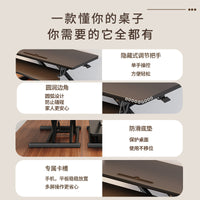 站立笔记本台式折叠电脑桌办公桌上增高架可升降桌移动站着工作台