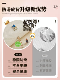 入户门地垫免洗可擦pvc门垫进门门口脚垫高级家用玄关可裁剪地毯 商务黑金系列-1A-横版 60×90cm（一擦净）