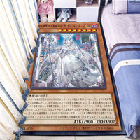 Yu-Gi-Oh游戏王白银城珠泪哀歌族卡牌卧室床边阳台书房电脑椅地毯 日版迷宫城的白银姬 100*140CM