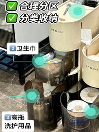 日本卫生间置物架推车厕所落地窄缝浴室可移动防水分层夹缝收纳柜