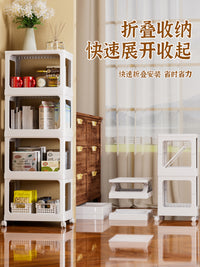 小推车置物架落地收纳分层架零食玩具收纳架可移动宿舍浴室储物架