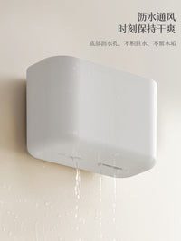 卫生间牙刷牙膏梳子置物架免打孔墙上收纳神器洗漱台剃须刀收纳架 牙刷架【小号】壁挂_台置两用