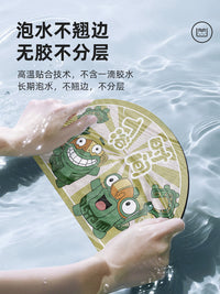 结界兽浴室地垫硅藻泥吸水垫卫生间脚垫厕所门口地毯洗手间防滑垫 40x60cm【❤秒吸瞬干】 结界兽-03【结界守护】