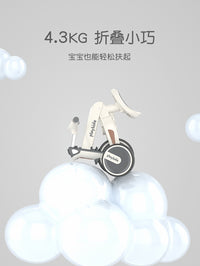 playkids宝宝平衡车折叠脚踏车滑行四合一自行车1-6岁手推三轮车 S02-2天使之翼
