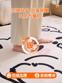 宝宝防摔爬行垫客厅加厚隔音儿童地毯卧室床边睡觉打地铺午睡垫子