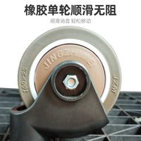 小推车拉货手推车手拉车折叠轻便携搬运家用拖车平板车推货小轮子