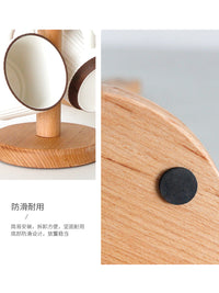 日式榉木挂钥匙架进门家用钥匙置物架子玄关桌面创意收纳整理挂架