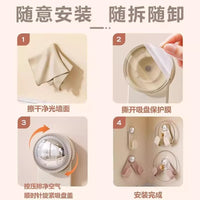 吸盘锅盖架壁挂免打孔家用多功能厨房置物架收纳菜板放置器砧板架