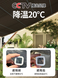 遮阳网加厚加密防晒网遮阴网太阳隔热黑网植物户外遮光庶阳摭阳网 4X5米【88888针加厚】【送拉绳】【高抗紫外线 97%遮阳率】【抗老化】