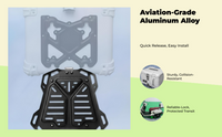 Waterproof aluminum motorcycle tail box