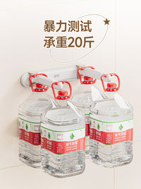 卫生间新款壁挂式垃圾桶厕所垃圾架垃圾袋支架专用桶纸篓厕所窄 垃圾架*2支+100黑垃圾袋_4个月用量