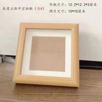 Hand Lettering Frame Lightweight Square Wooden Frame Scratch-Resistant for Shelf