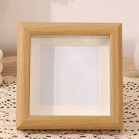 Hand Lettering Frame Lightweight Square Wooden Frame Scratch-Resistant for Shelf