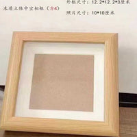 Hand Lettering Frame Lightweight Square Wooden Frame Scratch-Resistant for Shelf