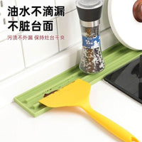 窄缝锅盖收纳垫家用厨房多功能台面放置垫防滑沥水灶台锅铲收纳垫