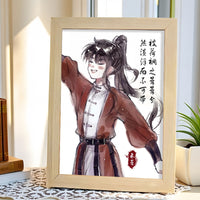 千山茶客重生之女将星将门毒后沈妙高颜值相框房间挂墙桌面摆件潮