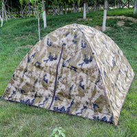 All-Season Manual Pop-Up Camping Tent with Sun Protection and Rainfly
