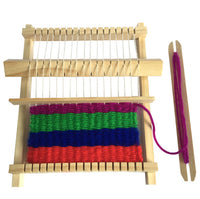 DIY Wooden Weaving Loom Kit for Kids - Educational Science Craft Toy