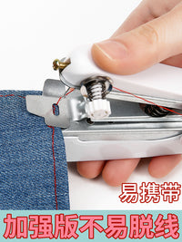 便携式手动迷你微型缝纫机家用手持简易缝衣服神器袖珍小型裁缝机 特惠款★缝纫线【黑色1卷装】.