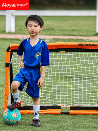 九宫格足球门趣味射门儿童折叠足球门幼儿园便户外训练携式足球门 折叠式足球门 1.5M宽*1M高