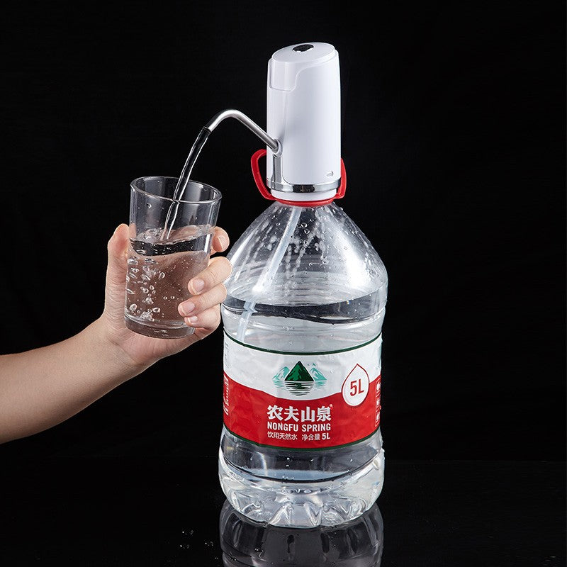 桶装水抽水器电动抽水饮水机纯净水桶自动取吸水泵大桶压水器家用 升级050款黑（一键出水）*