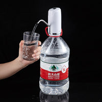 桶装水抽水器电动抽水饮水机纯净水桶自动取吸水泵大桶压水器家用 升级050款黑（一键出水）*