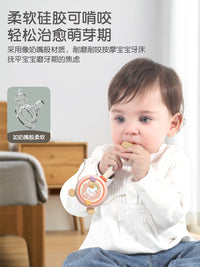儿童打鼓玩具打击乐器宝宝手敲打鼓波浪鼓婴幼儿2小鼓1一3岁6个月 【萝卜兔牙胶拨浪鼓】+【麋鹿手风琴】