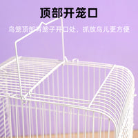冠之亚鹦鹉外出笼手提笼子鸟包虎皮外带笼和尚小太阳专用便携鸟笼