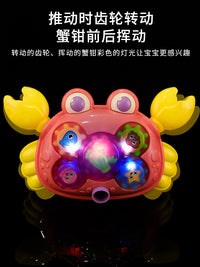 宝宝学步手推车推推乐婴儿手推飞机玩具儿童学走路单杆1-2岁推杆3 【店长热推❤】红色-超大推车飞机2686