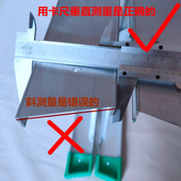 铝梯脚套铝合金人字梯脚胶套时代梯子防滑套配件脚踏胶脚垫防滑垫 32cm拉杆1幅 双侧梯