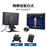 仓库工业超市门店KTV电梯高清7寸监控影像实时门禁9寸显示器摄像 录像款10寸单头+64G