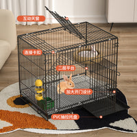 新型兔兔专用笼子大号家用室内养专用荷兰猪豚鼠窝兔子二层别墅室