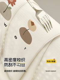 免打孔夏季卧室家用纱门帘2025新款隐私透光不透人空调防蚊隔断帘 爆款*整套*卡通派对帘+杆 【适合用81-100cm门宽】帘宽100cm*高200cm