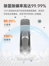 飞乐思手持多功能高温高压蒸汽清洁机家用厨房蒸气清洗机一体机 【暖杏黄】蒸汽机有延长管