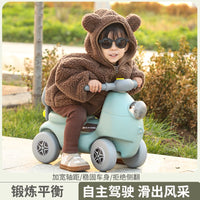 滑行车1-3岁无脚踏溜溜车滑步车防侧翻婴幼儿四轮童车学步木兰车