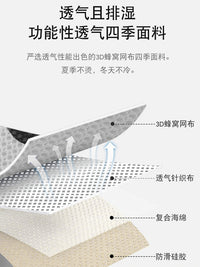 汽车坐垫四季通用冰丝座垫网布防滑可爱卡通座椅车垫夏季透气座套 XX熊【前排单垫】：柔情粉