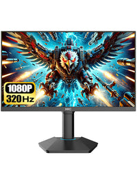 HKC显示器G25H3PRO24.5英寸320HZ电竞游戏240电脑300屏幕猎鹰二代 24.5英寸1K240HZ直面黑色 官方标配