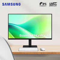 【国补】三星27英寸电脑显示器电竞游戏IPS液晶100Hz屏S27D300GAC S27D392GAC【27英寸曲面屏/100HZ高刷/TUV认证/高清护眼/家用办公/银色边框】 官方标配