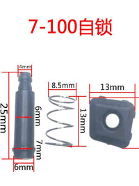 锂电手磨机通用型锁扣锁销头壳卡扣按钮刹车总成角磨机配件大全