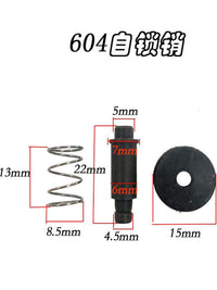 锂电手磨机通用型锁扣锁销头壳卡扣按钮刹车总成角磨机配件大全