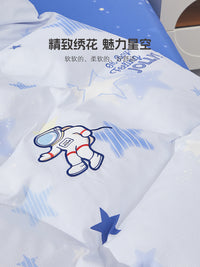 水星家纺A类全棉三件套单人套件学生宿舍寝室床单被套枕套床品