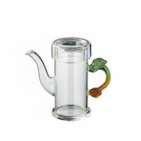 Tea Water Separation Kitchenware Grade Materials Glass Teapot with Infuser Drip Spout Glass Teapot Infuser for Office