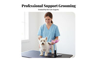 Dog Grooming Simple to Use to Use Adjustable Grooming Stand Comfortable Dog Standing Aid for Professional Groomers