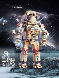 新款宇航员积木玩具中国航天拼装益智儿童高难度手办模型12岁以上