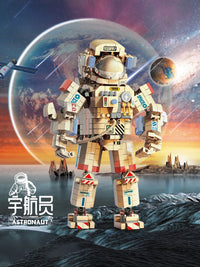新款宇航员积木玩具中国航天拼装益智儿童高难度手办模型12岁以上