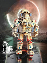 新款宇航员积木玩具中国航天拼装益智儿童高难度手办模型12岁以上